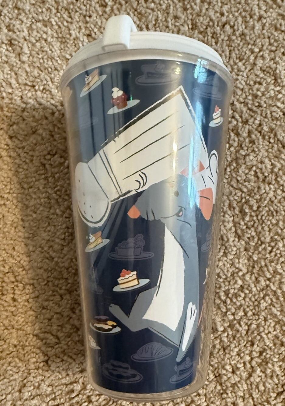 2019 Disney EPCOT Food & Wine Taste Your Way Around The World Tumbler Remy